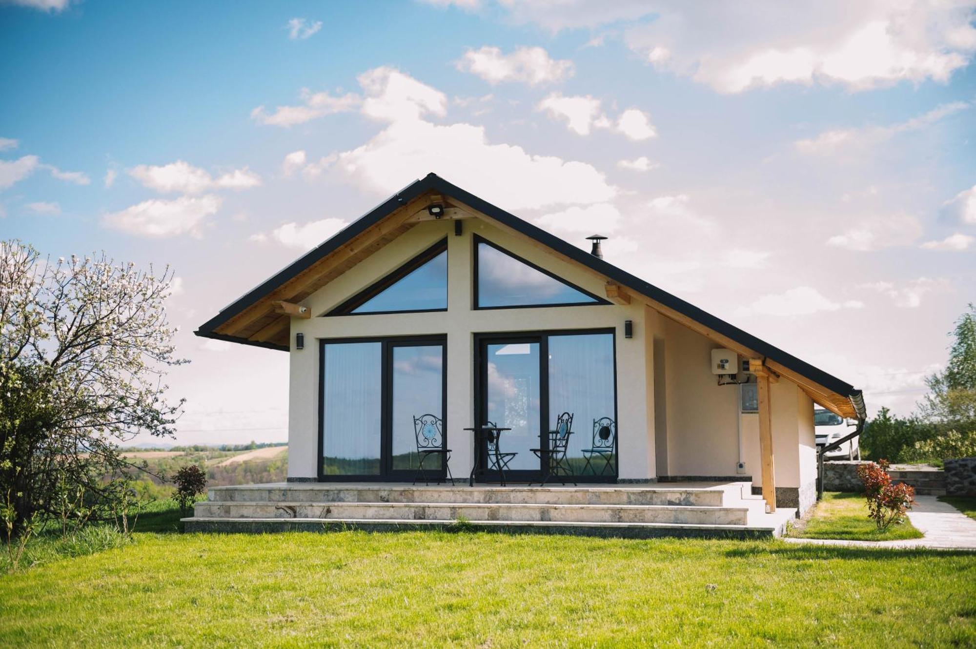 Casa Moderna In Sinteu - Intersectia Intre Modern Si Linistea Naturii Huta Voivozi Екстериор снимка